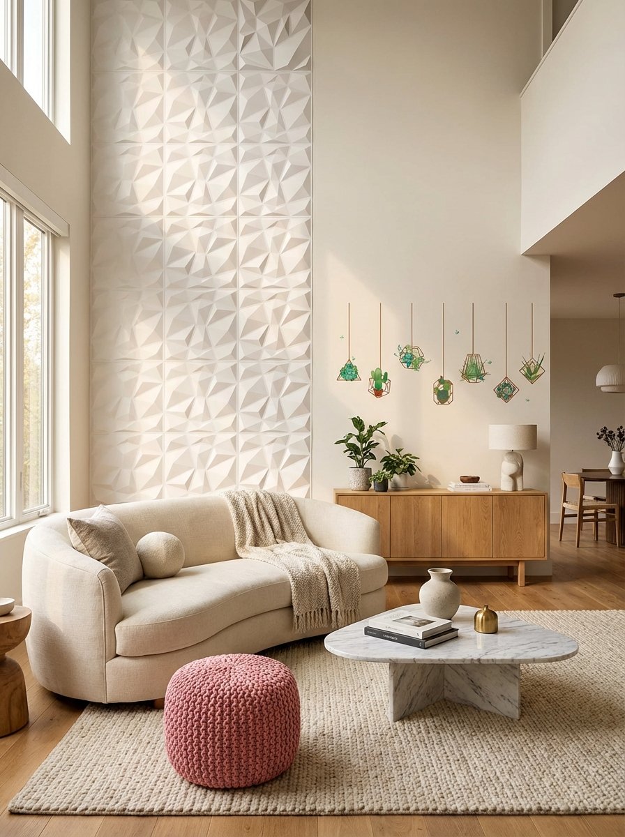 Unique sculptural furniture pieces with artistic form distinctive silhouette serving as functional focal point artwork